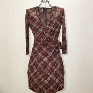 BCBGMaxAzria | Long Sleeve Wrap Dress XS